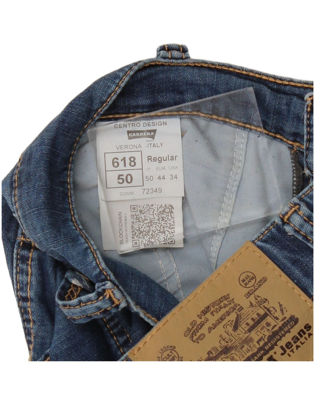 Męskie spodenki jeansowe CARRERA Cargo W34, duże, niebieskie, bawełniane