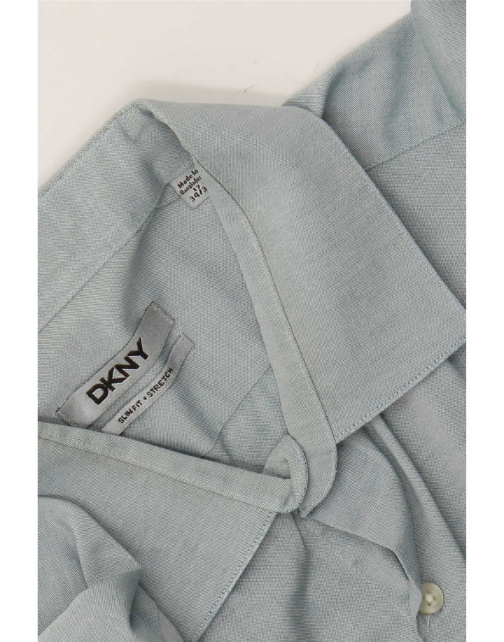 Koszula męska slim fit Dkny, rozmiar 17, XL, niebieska