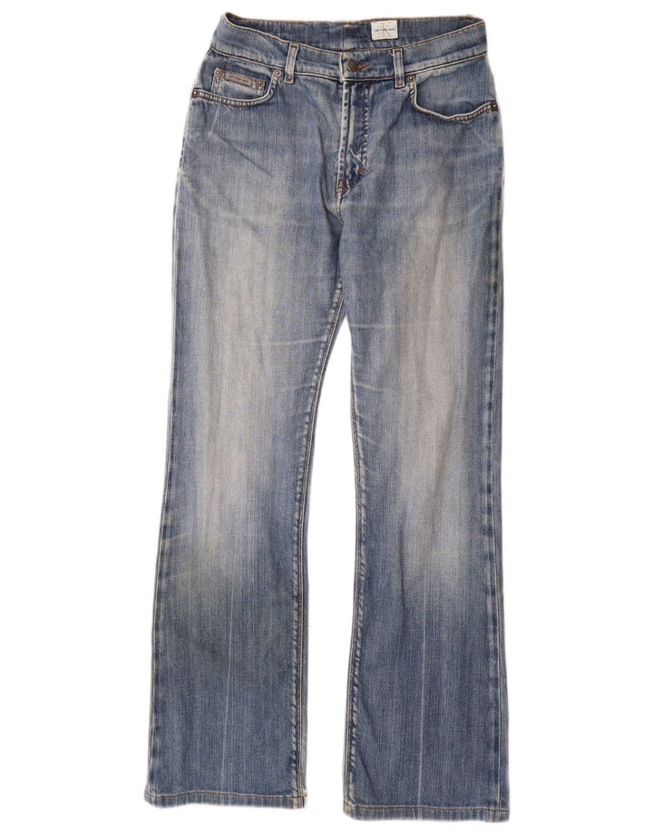 Damskie jeansy Calvin Klein Bootcut W26 L30 Niebieskie