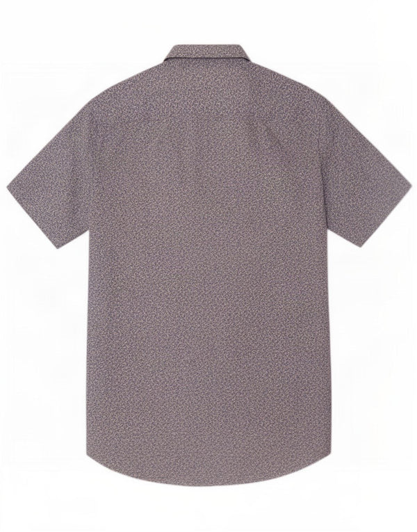 Tommy Hilfiger Mens Short Sleeve Regular Fit Shirt Small Blue Floral Cotton