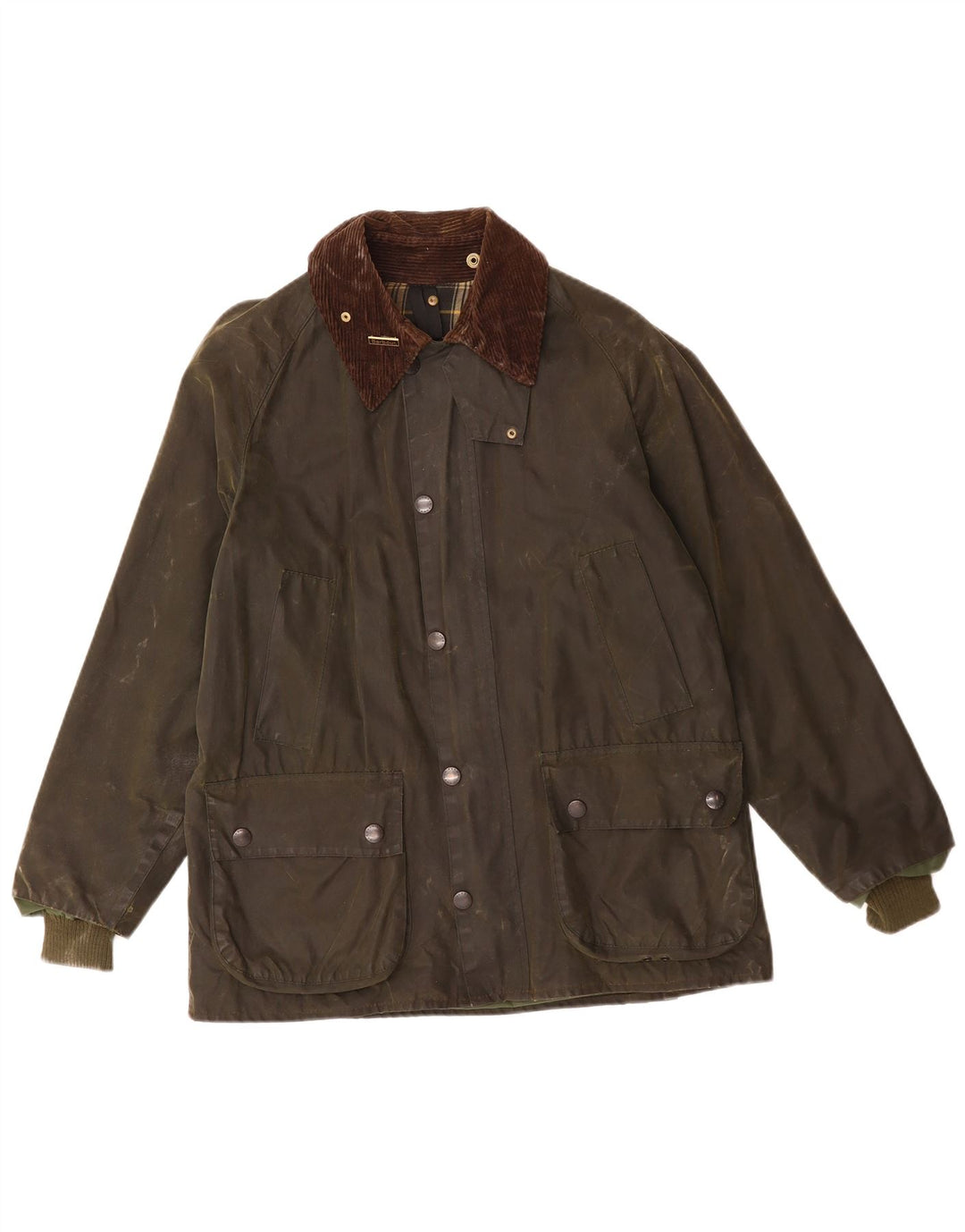 Męska kurtka BARBOUR Bedale z woskowanej bawełny UK 38, średni khaki
