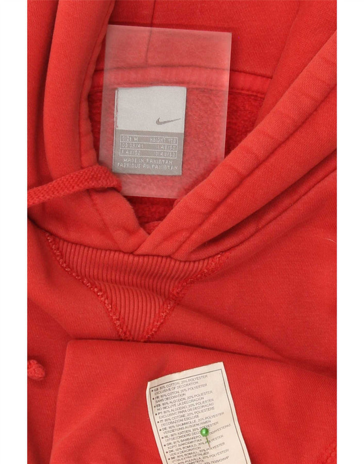 Męski sweter z kapturem Nike, UK 39/41, średni czerwony, bawełniany