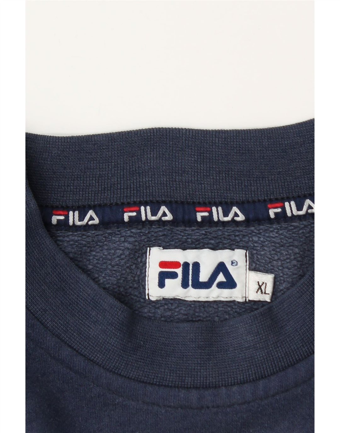 Męska bluza z grafiką Fila XL granatowa