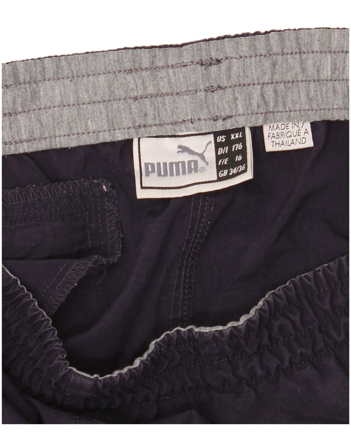 Męskie spodnie dresowe Puma 2XL granatowe