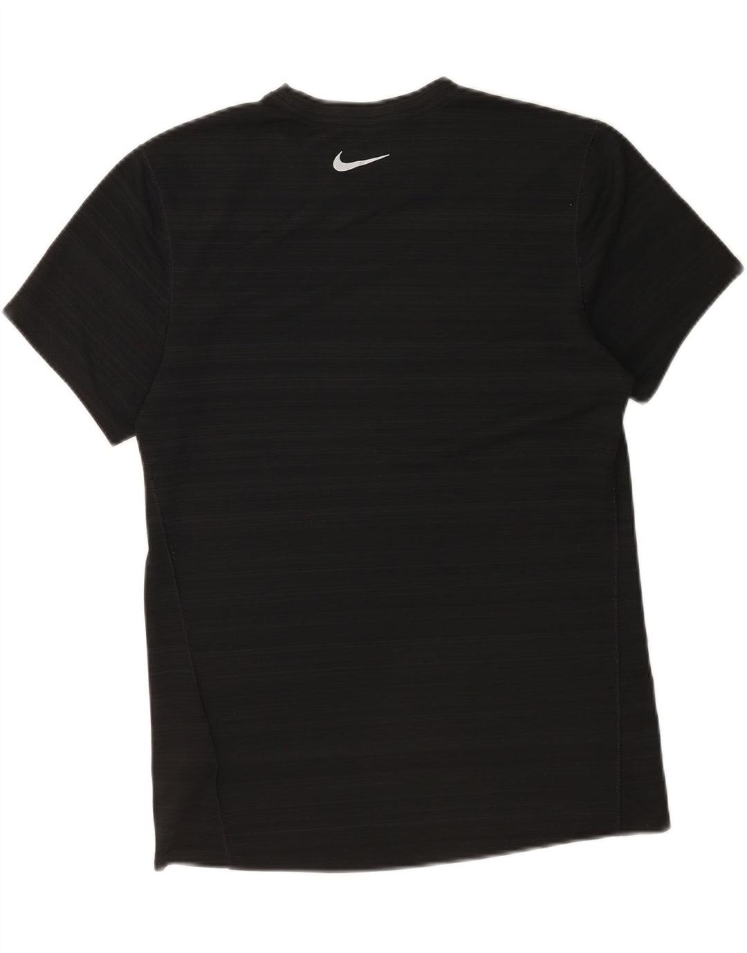 Męski T-shirt Nike Dri Fit, poliester w średnie czarne paski