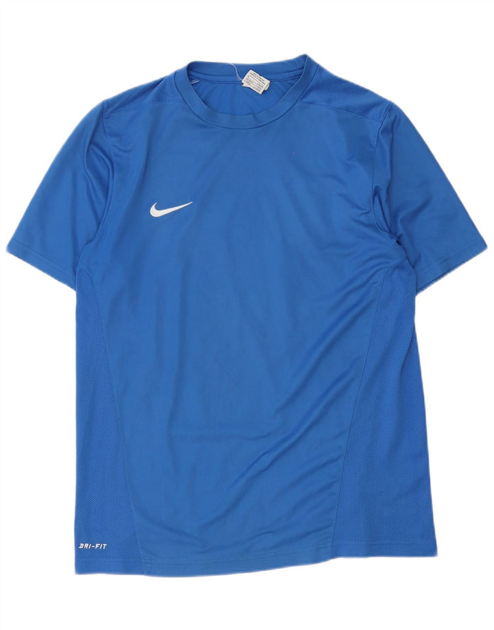 Męska koszulka Nike Dri Fit Top UK 39/41 Średni Niebieski