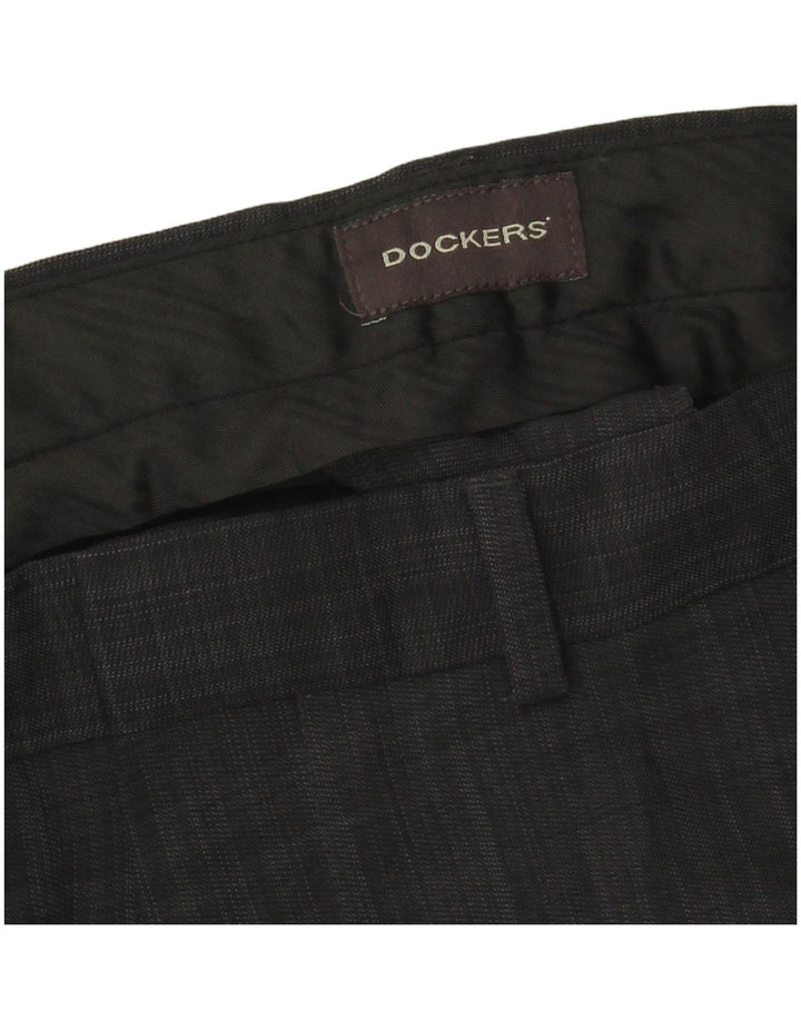 Męskie proste spodnie chino Dockers W36 L29 szare