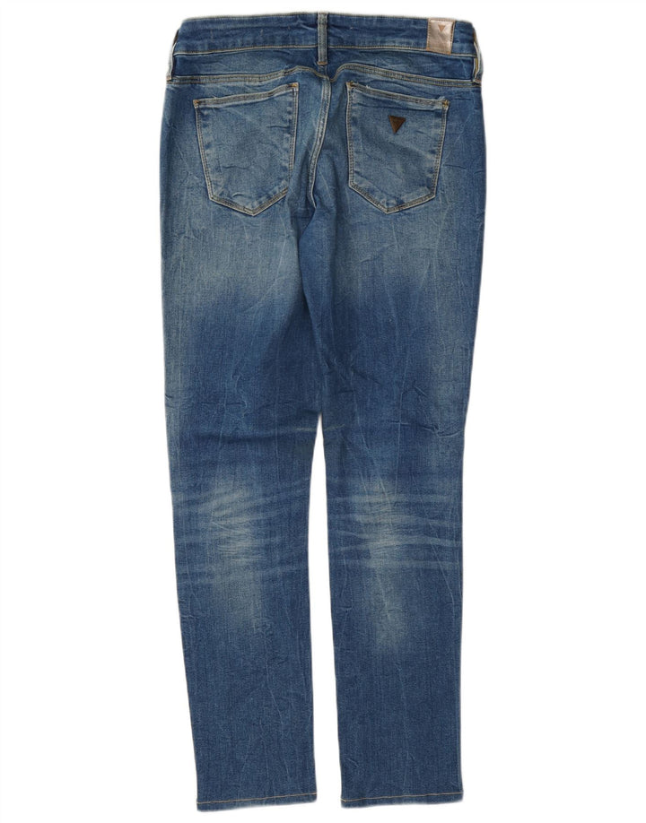 Guess Damskie Obcisłe Dżinsy W29 L29 Niebieskie