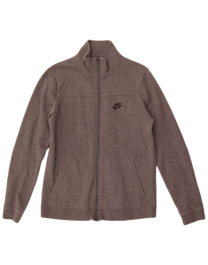 Męska bluza dresowa Nike, mała, szara, nakrapiana bawełna