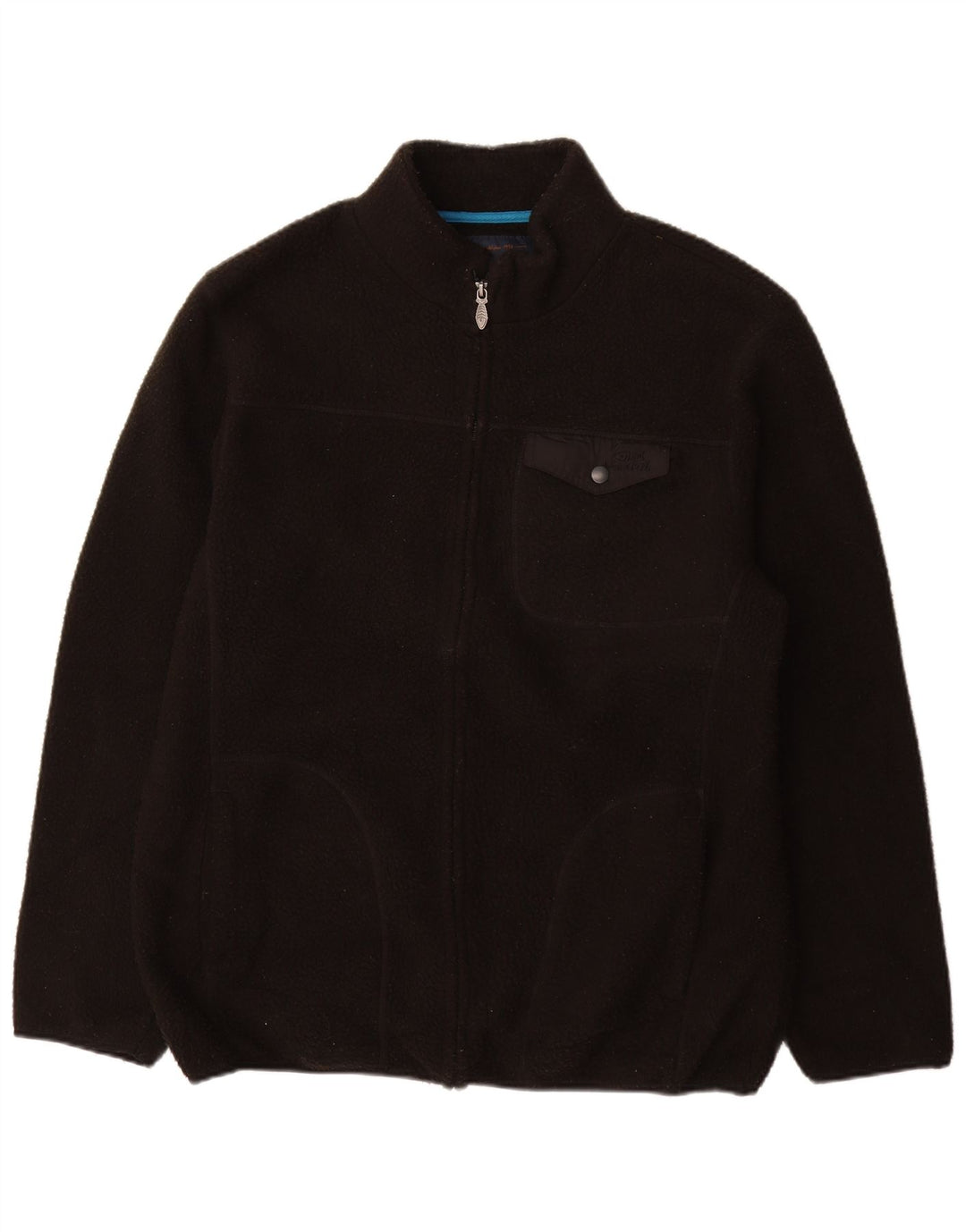 Męska kurtka polarowa WEIRD FISH UK 42 XL, czarna, poliestrowa