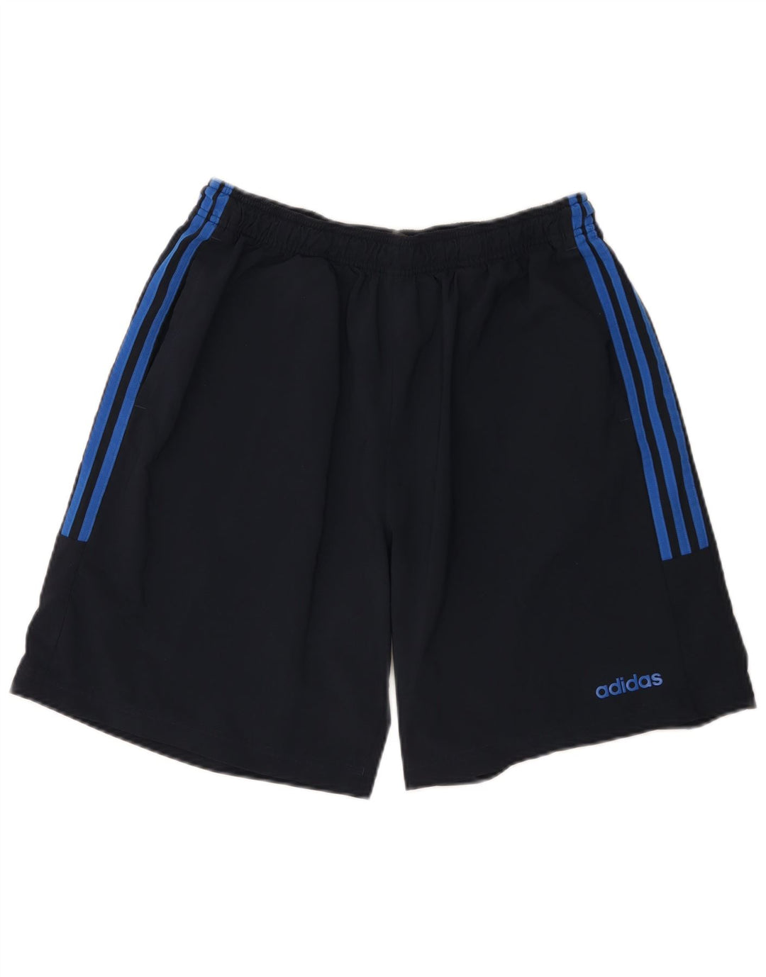 Męskie spodenki sportowe Adidas XL granatowe, poliestrowe