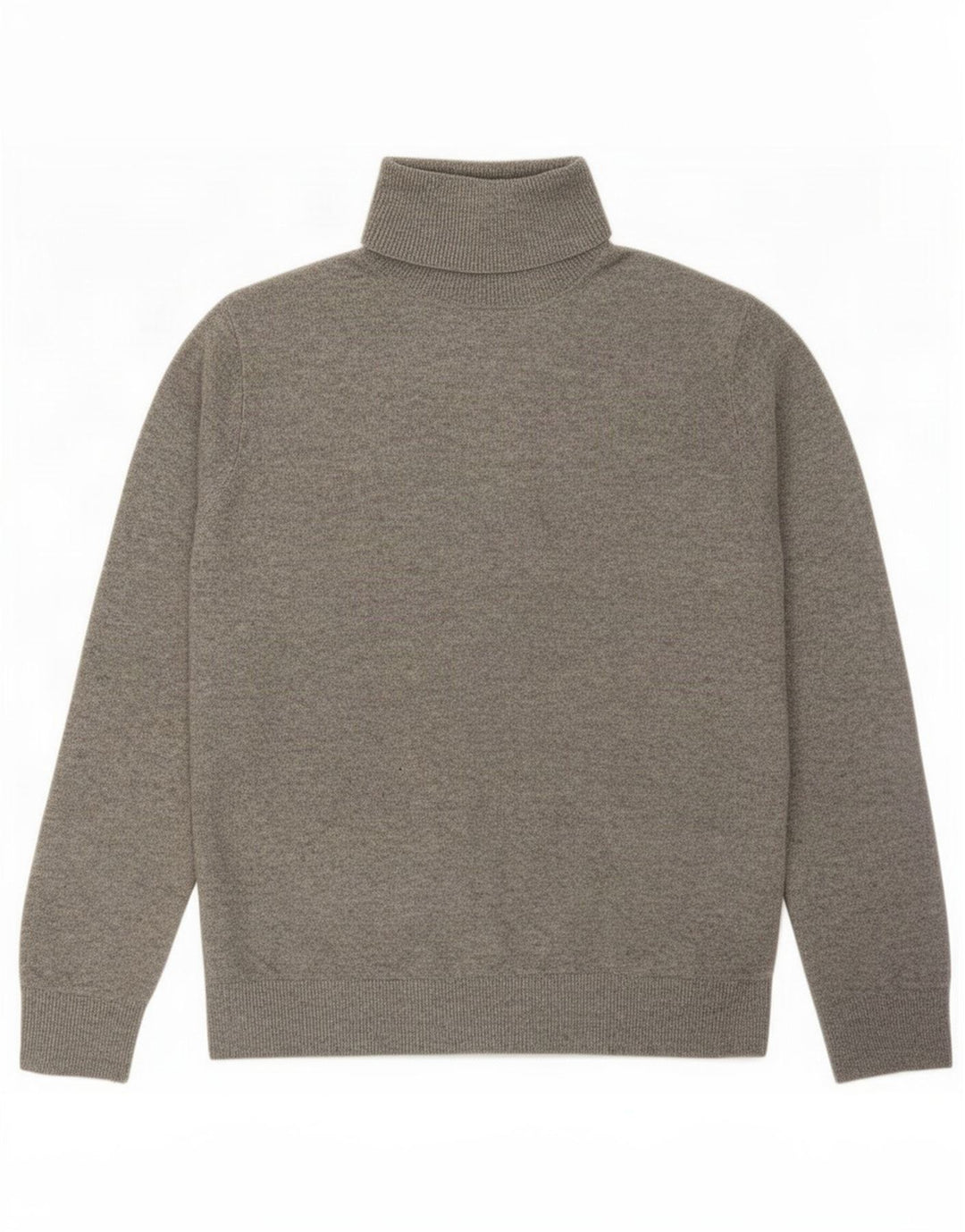 Marks & Spencer Damski sweter oversize z golfem, UK 10, mały, szary