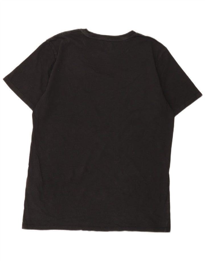 Męski T-shirt z grafiką Levi's, duży, czarny, bawełniany