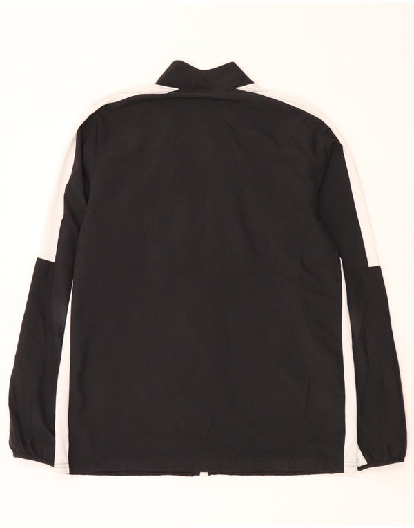 Męska kurtka dresowa Nike Dri Fit, duży, czarny poliester z blokami kolorów