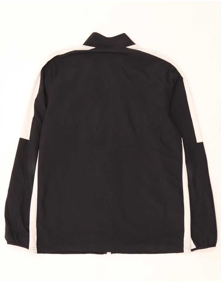 Męska kurtka dresowa Nike Dri Fit, duży, czarny poliester z blokami kolorów