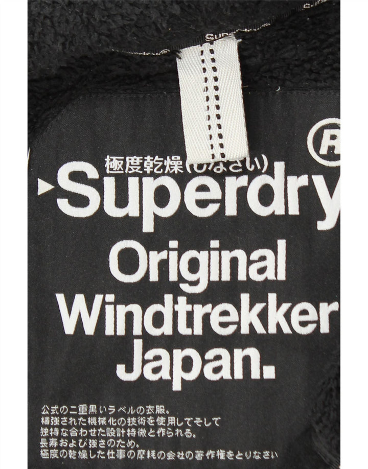 Męska wiatrówka SUPERDRY Windtrekker UK 46 3XL Czarny poliester