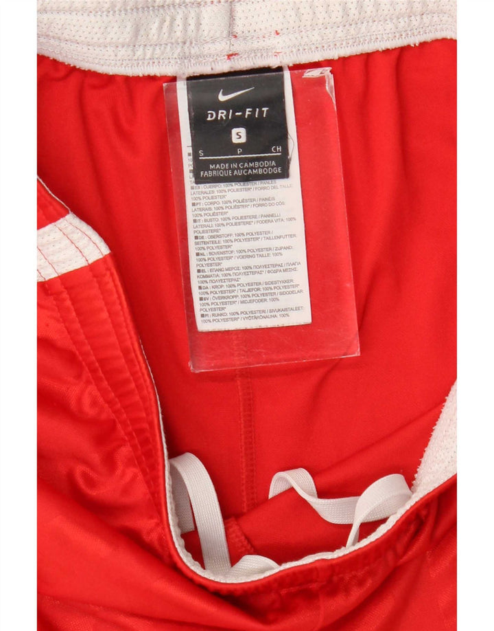 Męskie spodenki sportowe Nike Dri Fit, mały, czerwony, poliestrowy blok kolorów