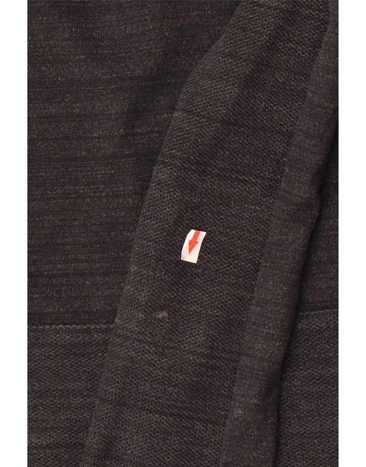 Męska bluza dresowa Nike, mała, szara, bawełniana w paski