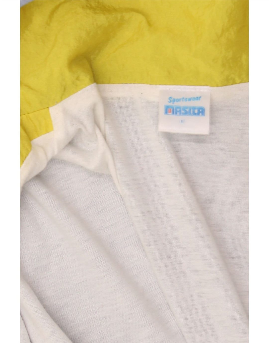 Męska kurtka dresowa Masita XL, niebieska, z blokami kolorów, poliamid