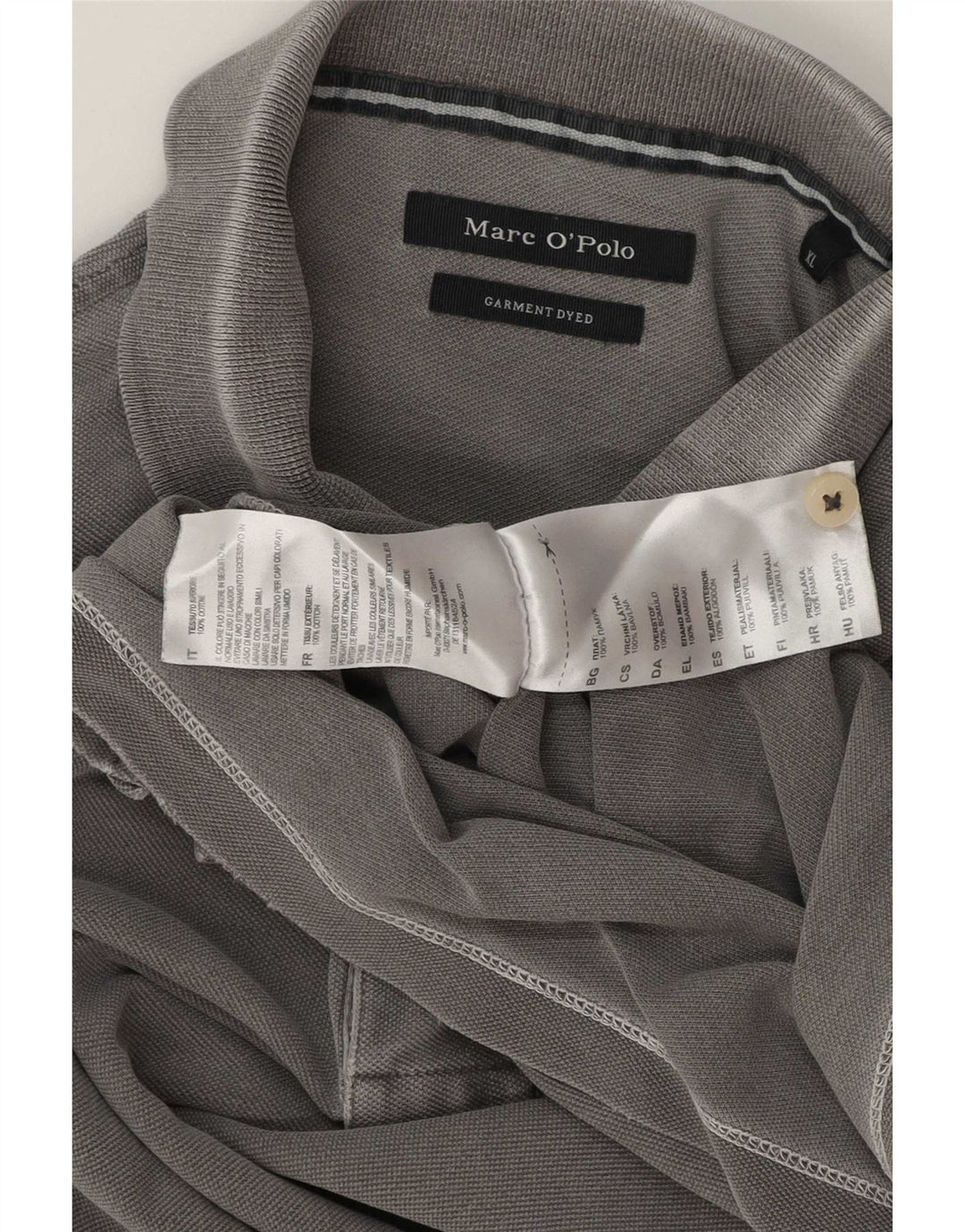 Męska koszulka polo Marc O'Polo XL, szara, bawełniana