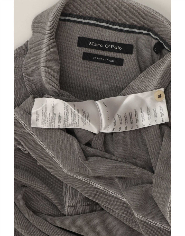 Męska koszulka polo Marc O'Polo XL, szara, bawełniana