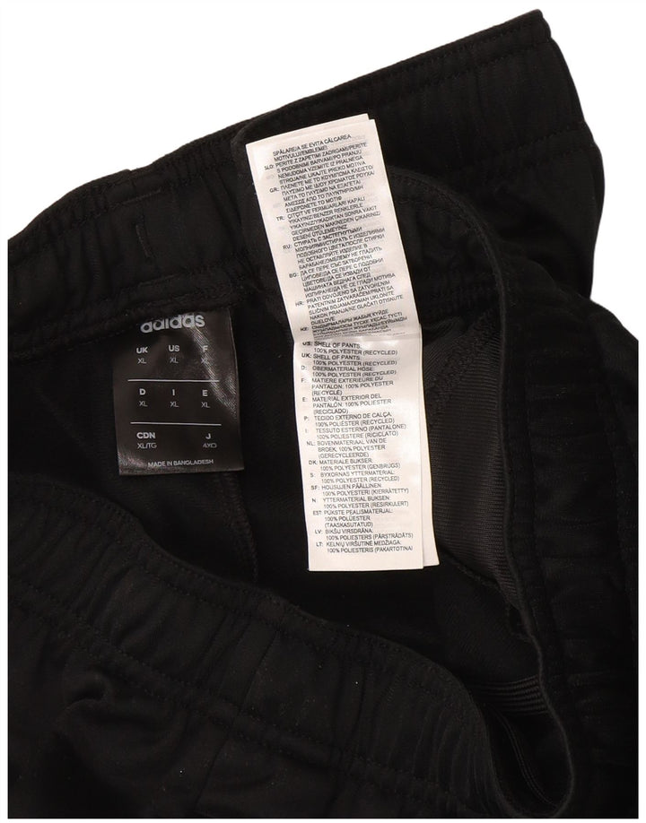 Męskie spodnie dresowe Adidas XL, czarne, poliestrowe