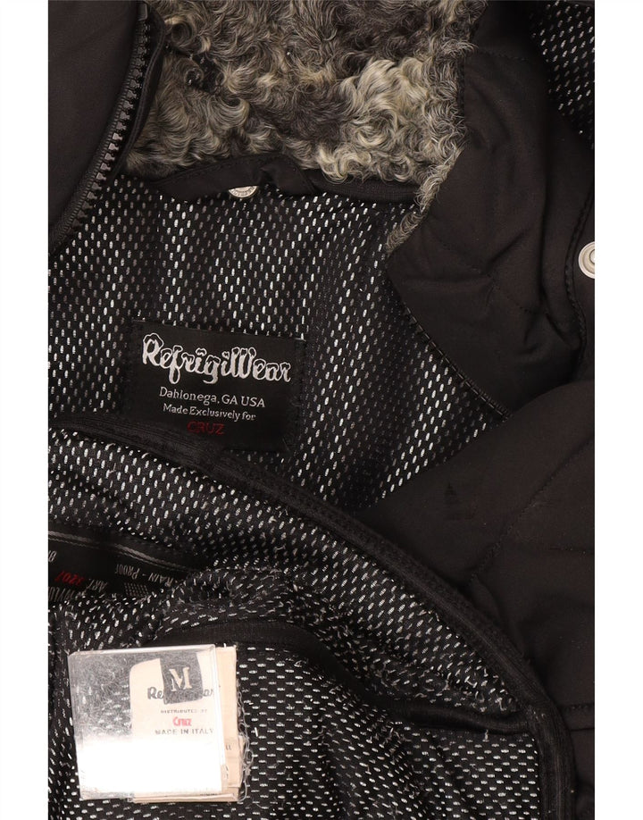 Kurtka wiatrówka damska Refrigiwear Cruz z kapturem UK 12, średnia czarna