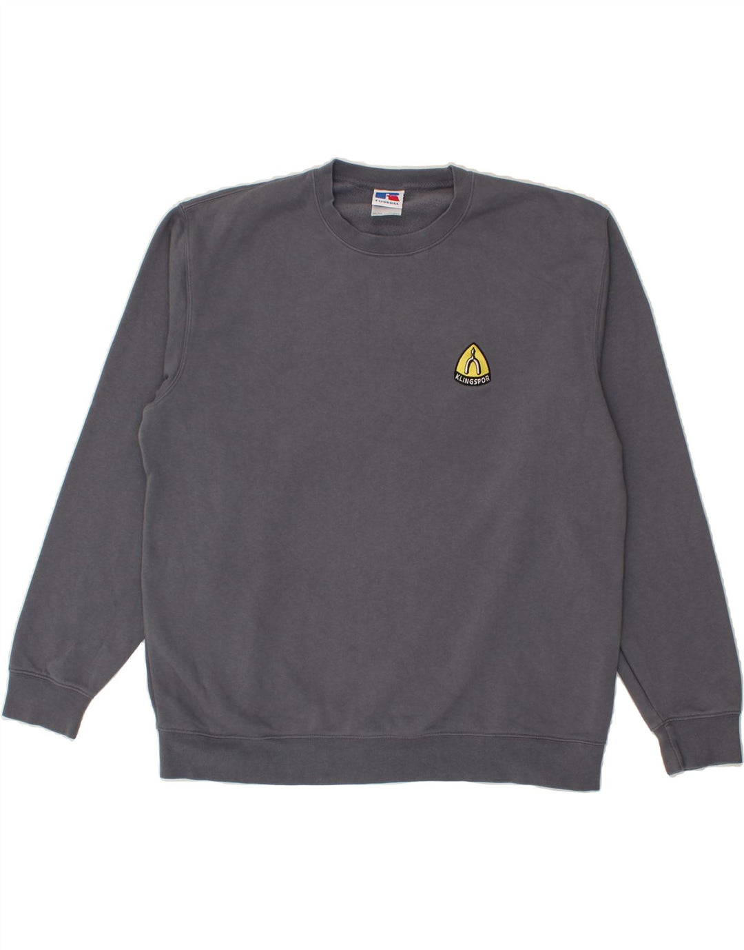 RUSSELL ATHLETIC Mens Sweatshirt Jumper 2XL Grey Cotton Vintage Russell Athletic and Second-Hand Russell Athletic from Messina Hembry 