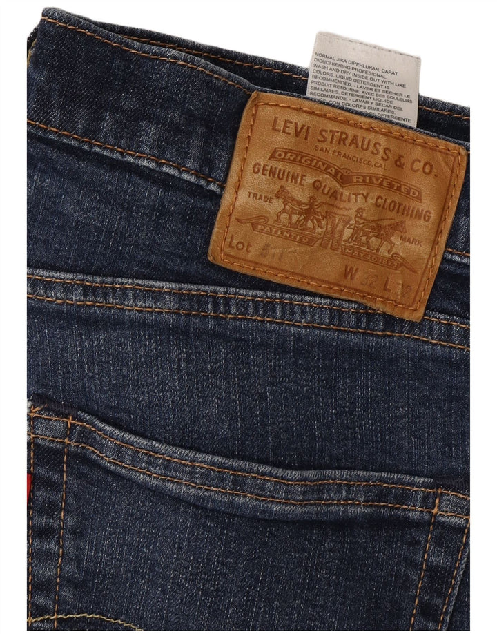 LEVI'S Mens 511 Slim Jeans W32 L32 Blue Cotton