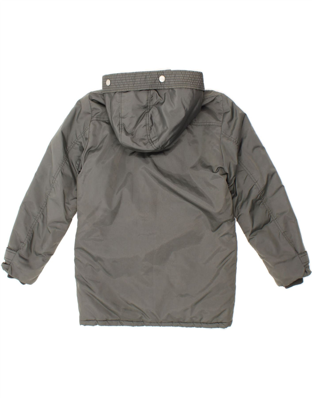 MASH Boys Hooded Padded Jacket 13-14 Years Grey Polyester Vintage Mash and Second-Hand Mash from Messina Hembry 