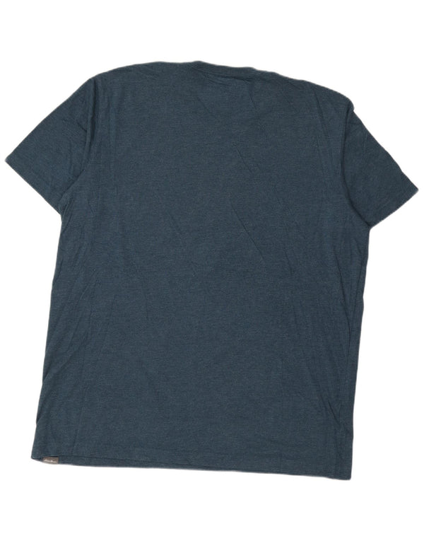 EDDIE BAUER Męska koszulka T-shirt XL, niebieska, bawełniana