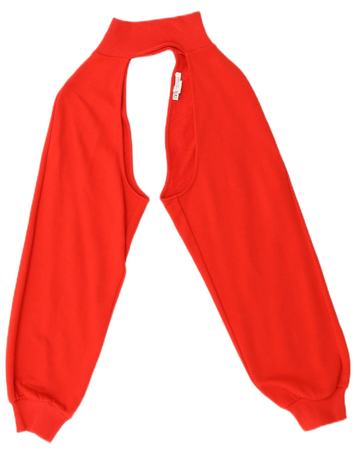 Damski sweter z ocieplaczem na ręce Zara UK 12, średni czerwony