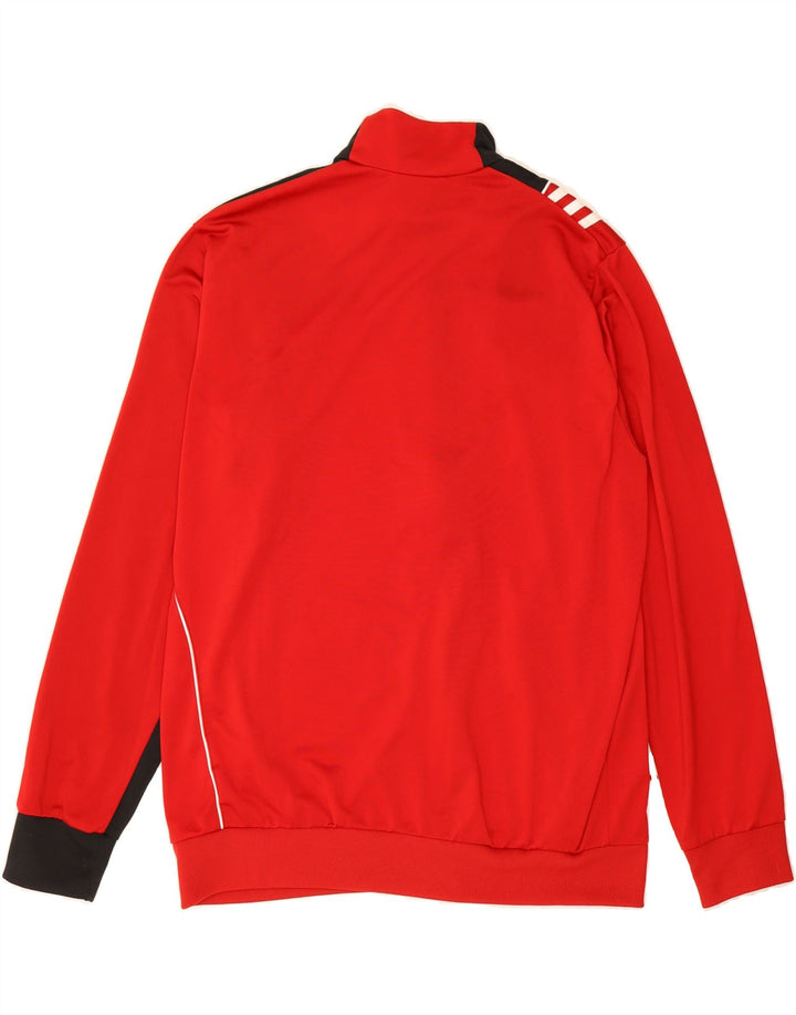 ADIDAS Mens Tracksuit Top Jacket Size 46/48 XL Red Colourblock Polyester Vintage Adidas and Second-Hand Adidas from Messina Hembry 