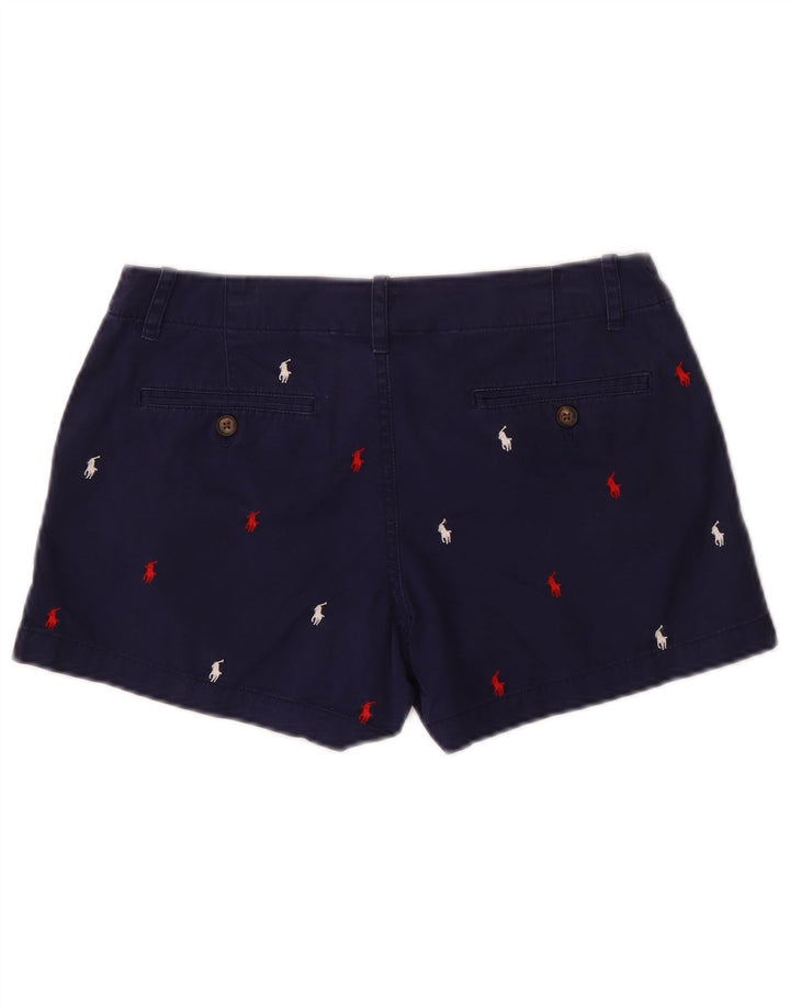 POLO RALPH LAUREN Damskie spodenki Chino US 0 XS W30 Granatowe w cętki