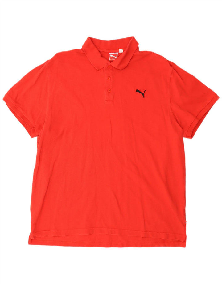Męska koszulka polo Puma XL, czerwona, bawełniana