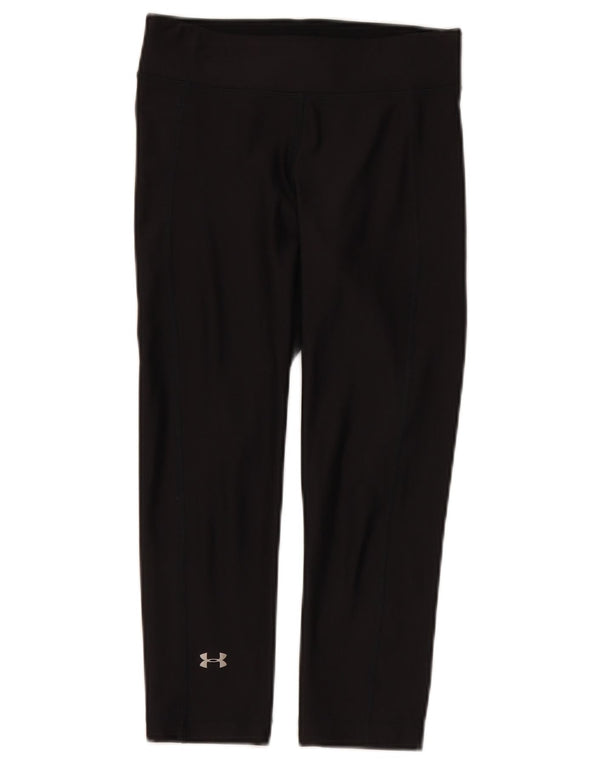 Damskie legginsy Capri Under Armour UK 10, małe, czarne