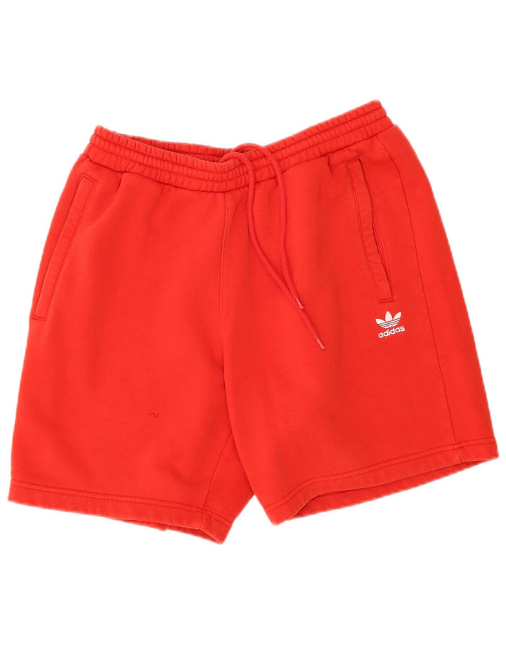 Męskie spodenki sportowe Adidas, duże, czerwone, bawełniane