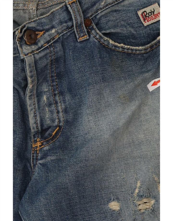 Damskie dżinsy Roy Rogers Bootcut W34 L32 Niebieskie bawełniane