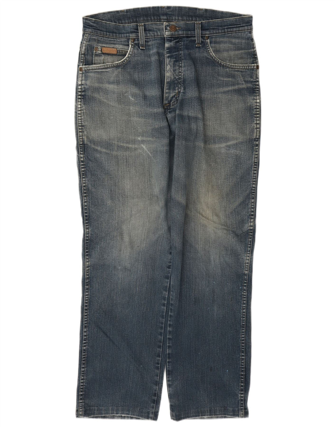 Męskie jeansy Wrangler Texas Stretch Straight W33 L30 Niebieskie, bawełniane
