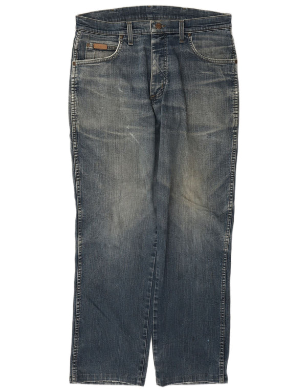 Męskie jeansy Wrangler Texas Stretch Straight W33 L30 Niebieskie, bawełniane
