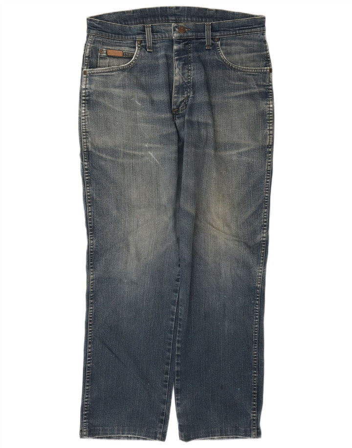 Męskie jeansy Wrangler Texas Stretch Straight W33 L30 Niebieskie, bawełniane
