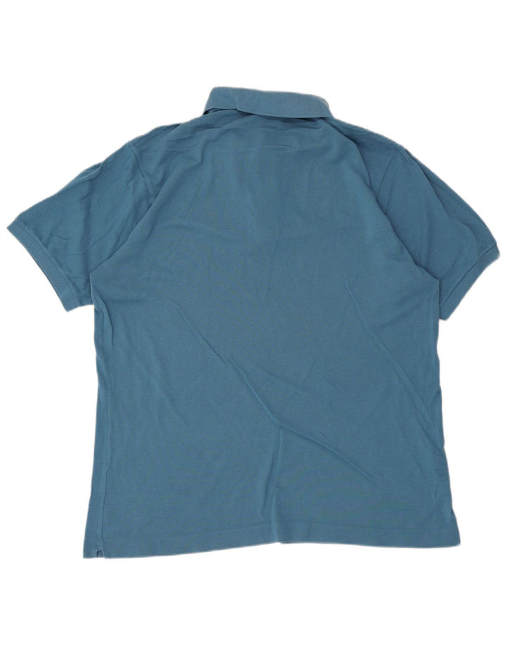 Męska koszulka polo Lacoste, rozmiar 6, XL, niebieska, bawełniana