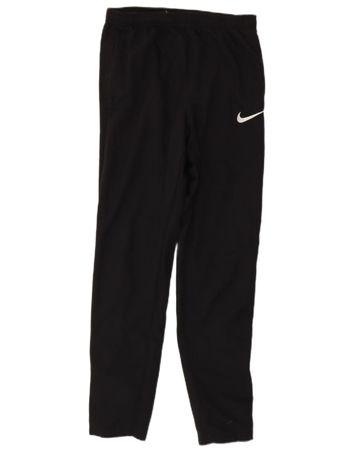 Damskie spodnie dresowe Nike Dri Fit UK 10, małe, czarne, poliestrowe