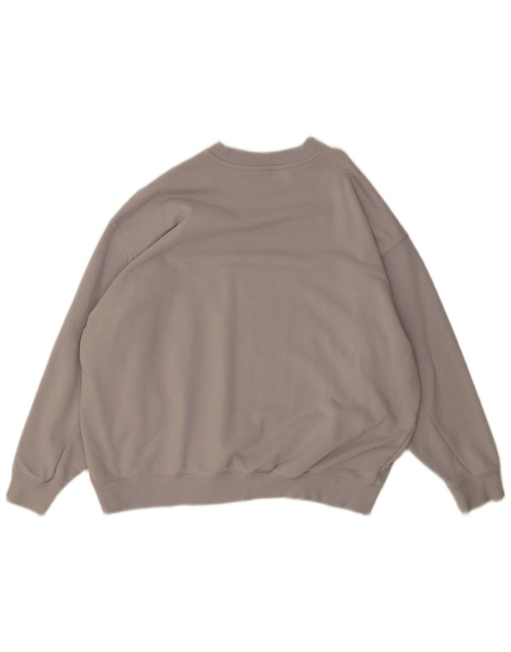 Damska bluza oversize Adidas, UK 10, mała, szara bawełna