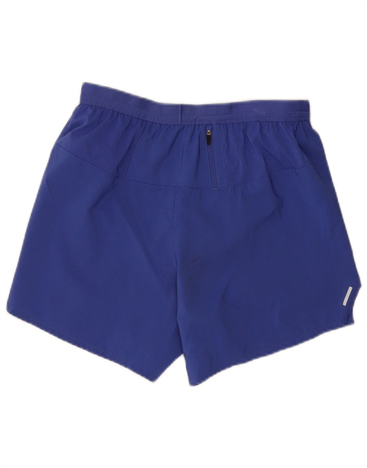 Damskie spodenki sportowe NIKE Dri Fit UK 12, średni niebieski poliester