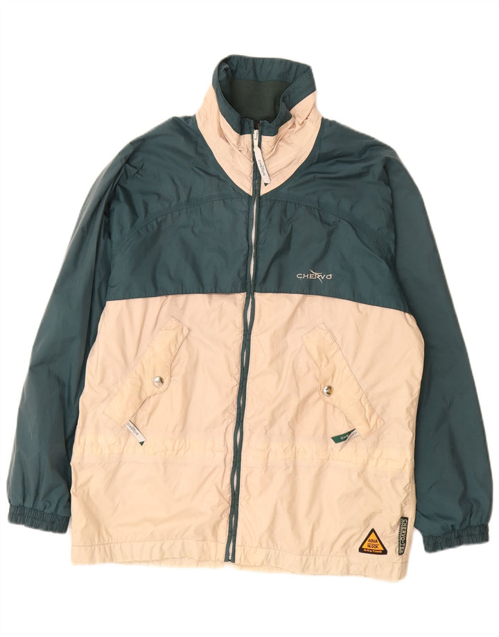 Męska wiatrówka Chervo Graphic UK 36 Small Green Colorblock