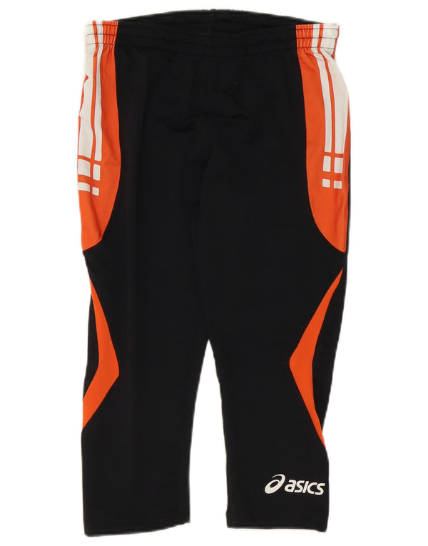 Damskie spodenki sportowe Asics Bermudy UK 14, duży czarny poliester z blokami kolorów
