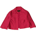 FENN WRIGHT MANSON Womens Open 3/4 Sleeve Bolero Jacket UK 10 Small Pink Vintage Fenn Wright Manson and Second-Hand Fenn Wright Manson from Messina Hembry 