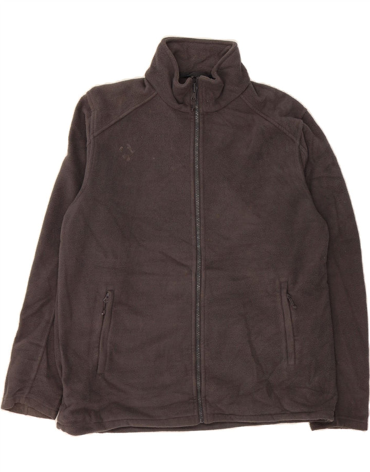 MOUNTAIN WAREHOUSE Mens Fleece Jacket UK 40 Large Grey Polyester Vintage Mountain Warehouse and Second-Hand Mountain Warehouse from Messina Hembry 