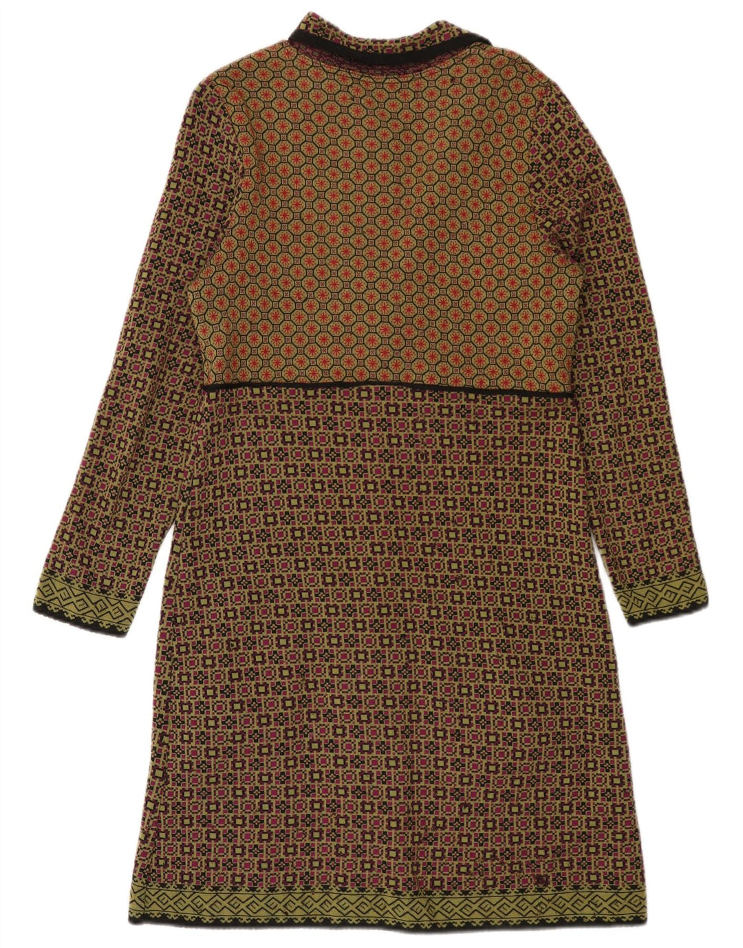 Sweter damski Dunque Cardigan UK 12 Średni wielobarwny geometryczny
